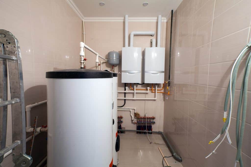 central heating system and water pipes