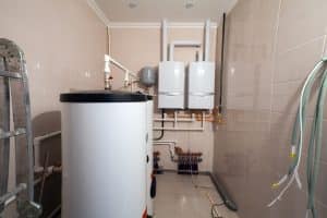 central heating system and water pipes